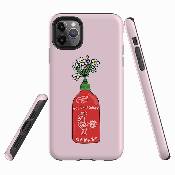 Compact Design Drop Shield iPhone Tough Case - Hot Sauce