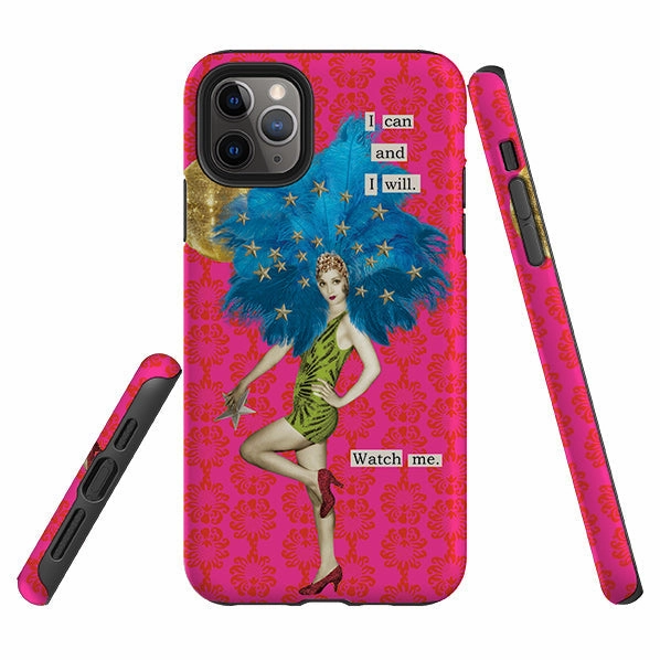 Protective Look iPhone Tough Case - I Can And I Will By Clare Jordan