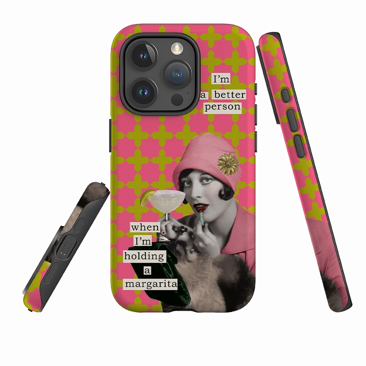 Comfort Shield Texture Premium Quality iPhone Tough Case - I'm A Better Person By Clare Jordan