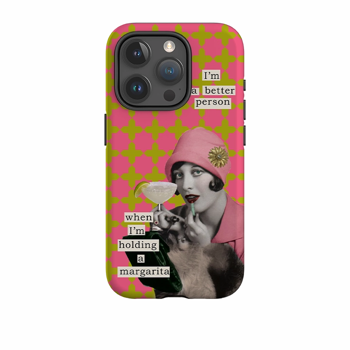 iPhone Tough Case - I'm A Better Person By Clare Jordan Refined Protection