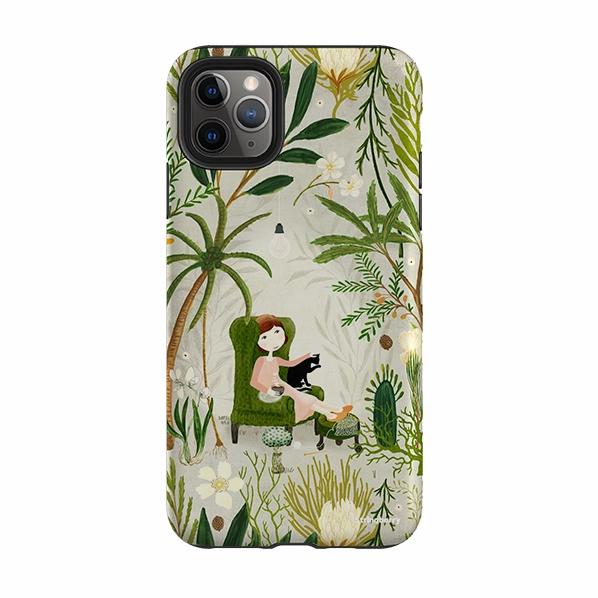 Durable Protection Layer Stylish Touch iPhone Tough Case - Imaginarium Garden II By Katherine Quinn