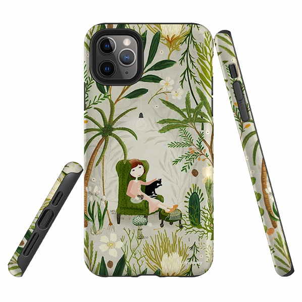 iPhone Tough Case - Imaginarium Garden II By Katherine Quinn Soft Finish Layer