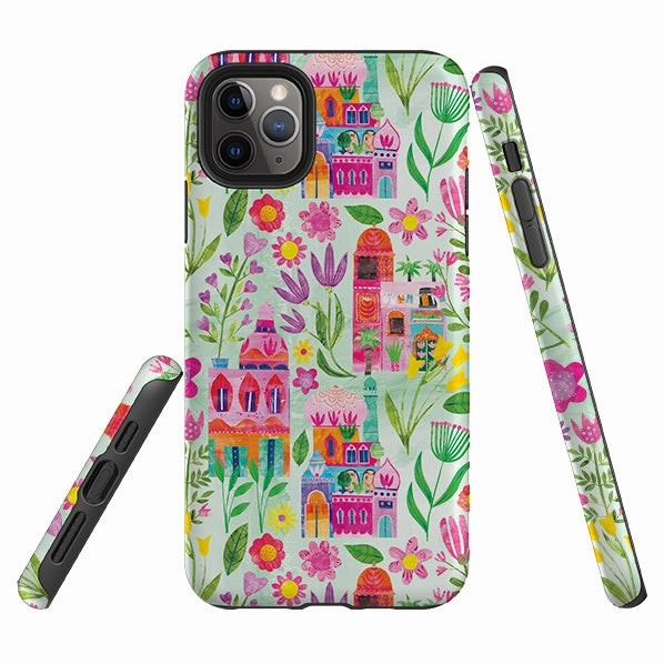 iPhone Tough Case - Indian Summer Pale By Tracey English Soft Touch Refined Shield