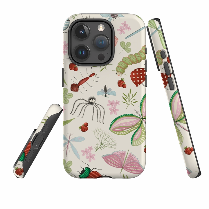 iPhone Tough Case - Insects Pattern By Maja Lindberg Tough Frame