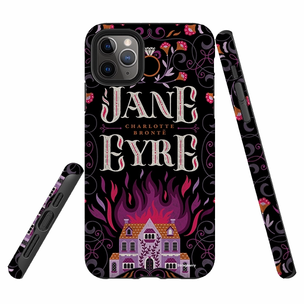 iPhone Tough Case - Jane Eyre By Jenny Zemanek Non Slip Surface Stylish Detail Layer