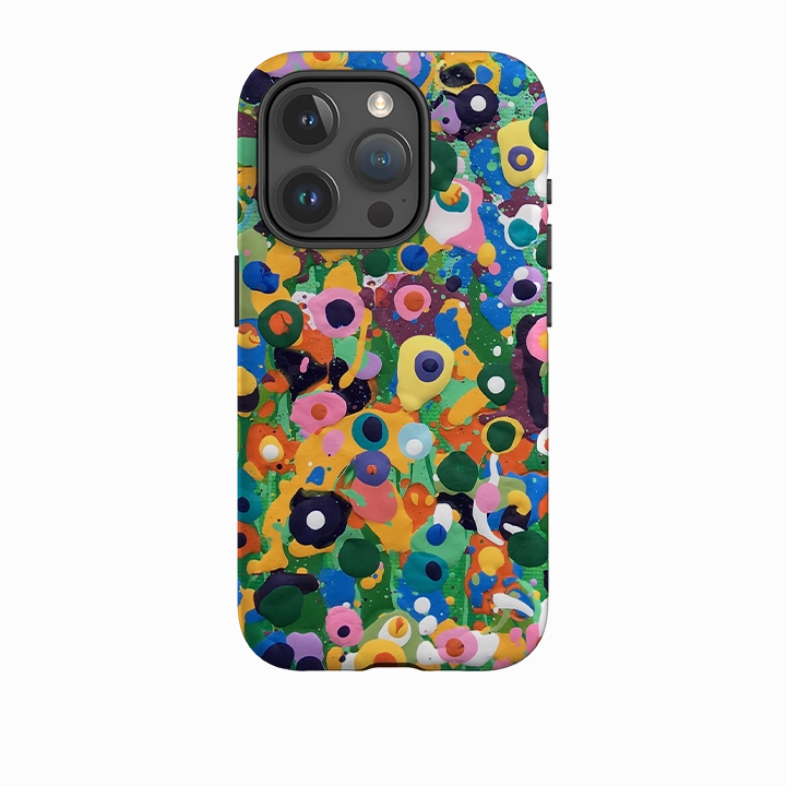 Hybrid Texture Layer Soft Grip Layer iPhone Tough Case - Kisses By Linda Calvert Jacobson