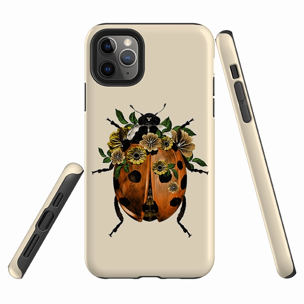 iPhone Tough Case - Ladybug Refined Protection Light Form