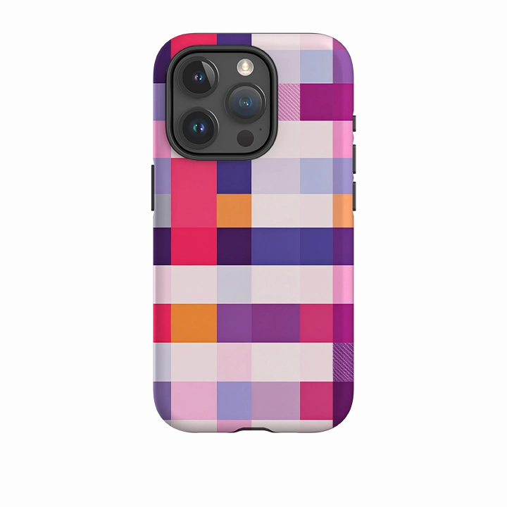 iPhone Tough Case - Las Vegas Gingham Premium Craft Light Touch