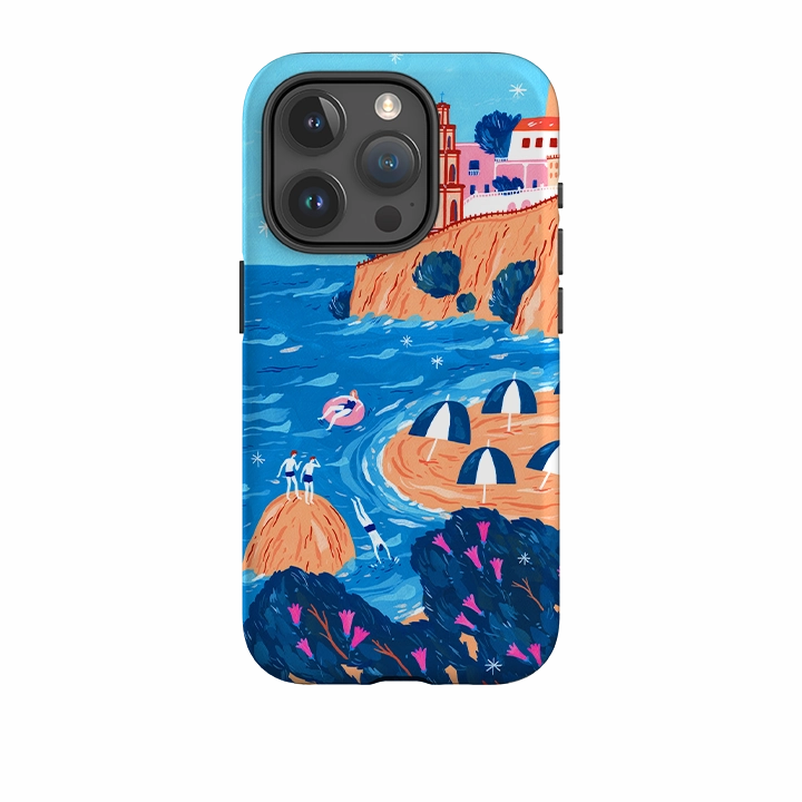 Portable Shield Hybrid Texture Design iPhone Tough Case - Last Days Of Summer By Madalina Andronic