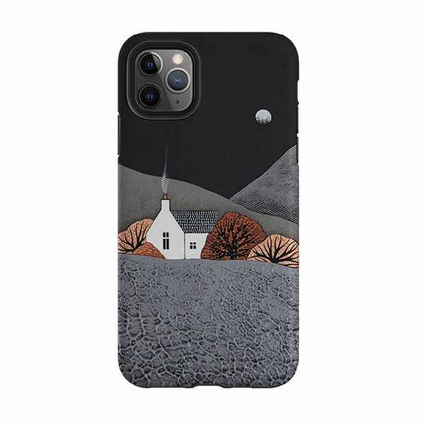 Soft Frame iPhone Tough Case - Last Embers Of The Bonfire By Natasha Newton