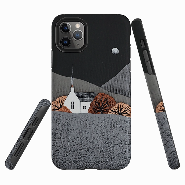 iPhone Tough Case - Last Embers Of The Bonfire By Natasha Newton Soft Edge Stylish Grip Texture