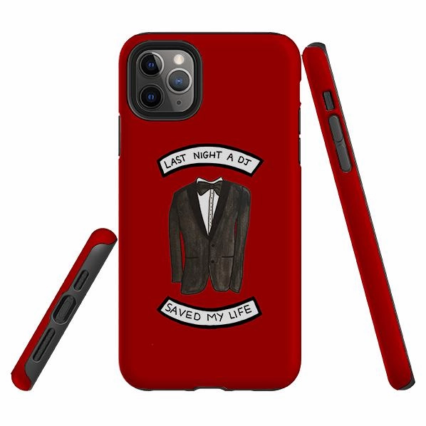 iPhone Tough Case - Last Night A DJ By Angelica Hicks Glossy Texture