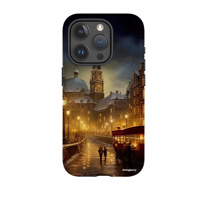 iPhone Tough Case - Late Winter Evening Shock Surface Layer Handheld device