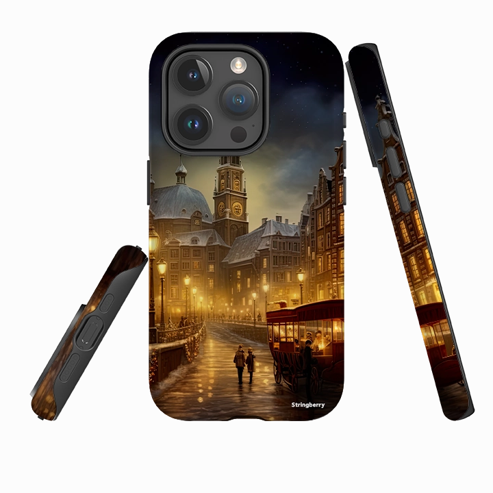 iPhone Tough Case - Late Winter Evening Rugged Design Style Matte Build