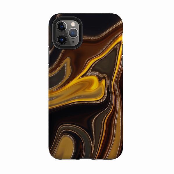 iPhone Tough Case - Lava II (case does not glitter) Durable Texture Casual Wear