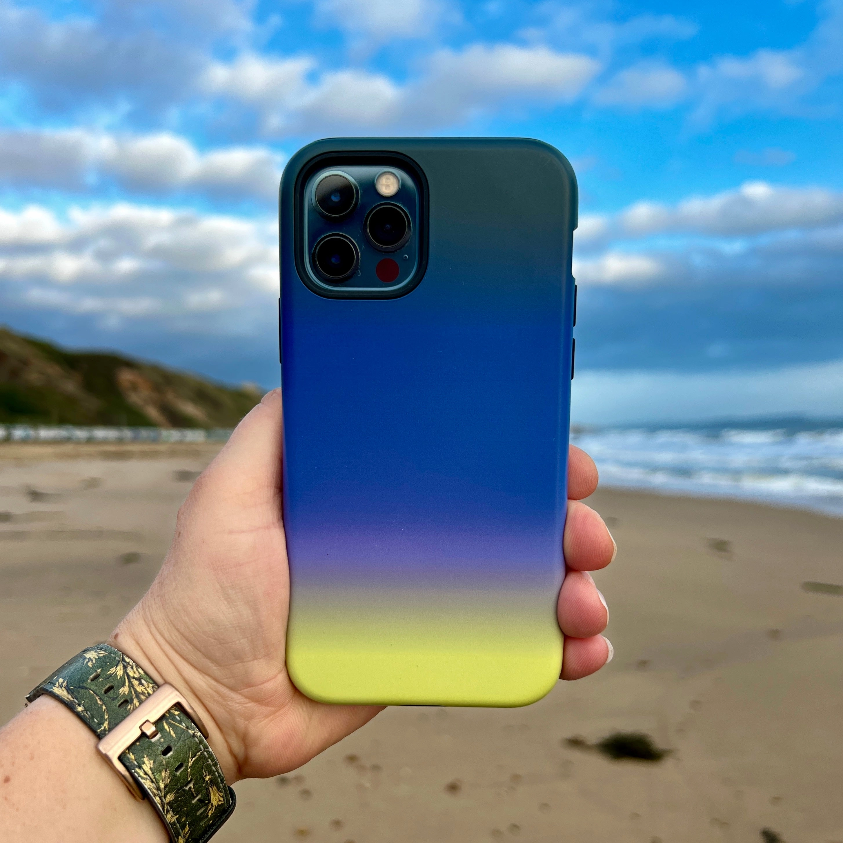 Minimal Feel Ergonomic Texture iPhone Tough Case - Lavender Haze By Kitty Joseph