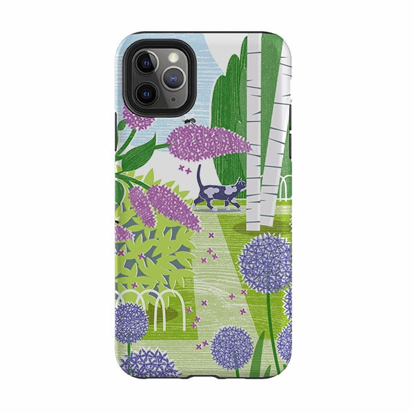iPhone Tough Case - Lilac And Alliums By Liane Payne Soft Look Texture