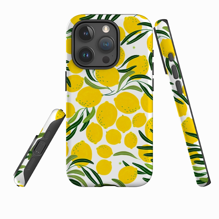iPhone Tough Case - Limoncello Pattern By Madalina Andronic Luxury Appeal Luxury Surface Layer