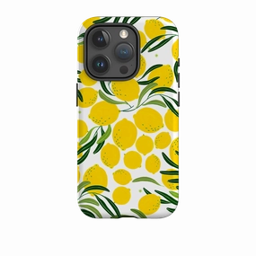 iPhone Tough Case - Limoncello Pattern By Madalina Andronic Matte Look Finish