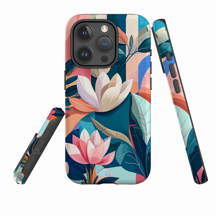 Modern Style iPhone Tough Case - Long Floral