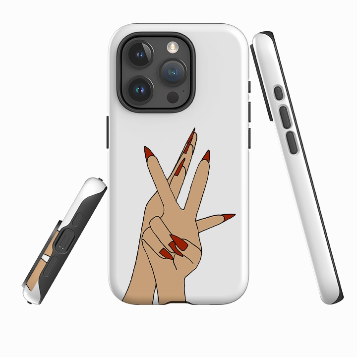 Clear Pattern Shock Guard iPhone Tough Case - Louis V By Angelica Hicks