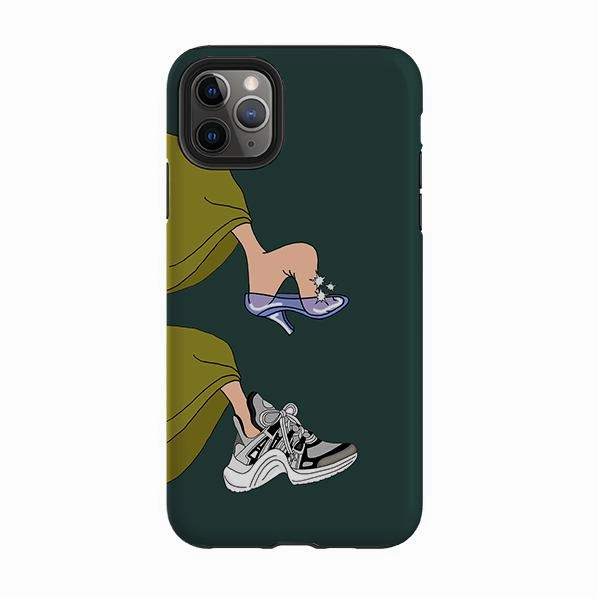 High-End Detail iPhone Tough Case - Louis Vuitton Cinderella Forest Green By Angelica Hicks