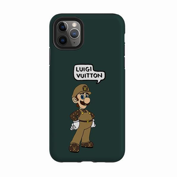 iPhone Tough Case - Luigi Vuitton Forest Green By Angelica Hicks Fashion Look