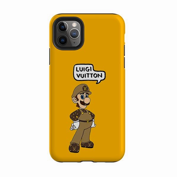 Ergonomic Texture Hybrid Texture iPhone Tough Case - Luigi Vuitton Honey By Angelica Hicks