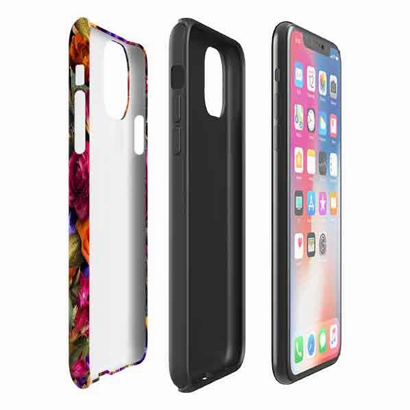 iPhone Tough Case - Luminous Clear Back Protective Pattern