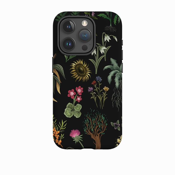 Student Friendly Protective Shell iPhone Tough Case - Magical Plants By Anna Stead