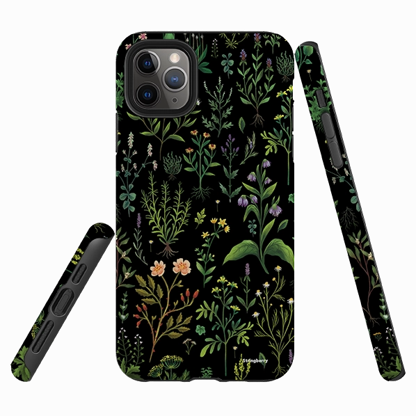 iPhone Tough Case - Medieval Herbal By Anna Stead Premium Edge