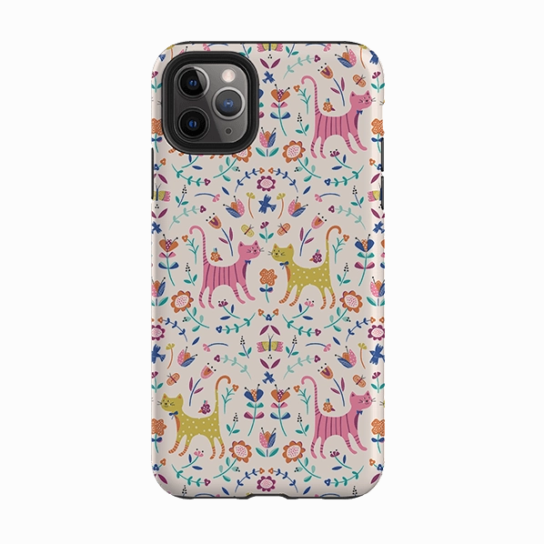 Matte Surface Elegant Comfort iPhone Tough Case - Meow By Ali Brookes
