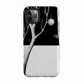 Color Accent Luxury Surface Layer iPhone Tough Case - Midnight Walk By Natasha Newton