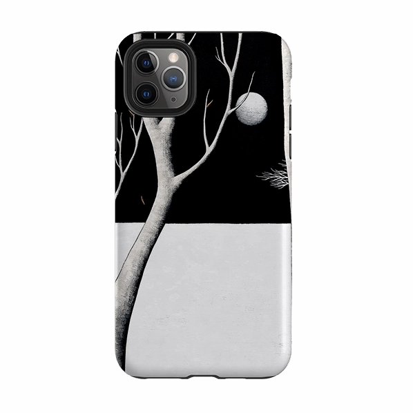 Color Accent Luxury Surface Layer iPhone Tough Case - Midnight Walk By Natasha Newton