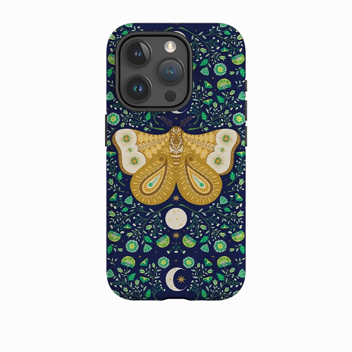 Compact Texture iPhone Tough Case - Moth By Jenny Zemanek
