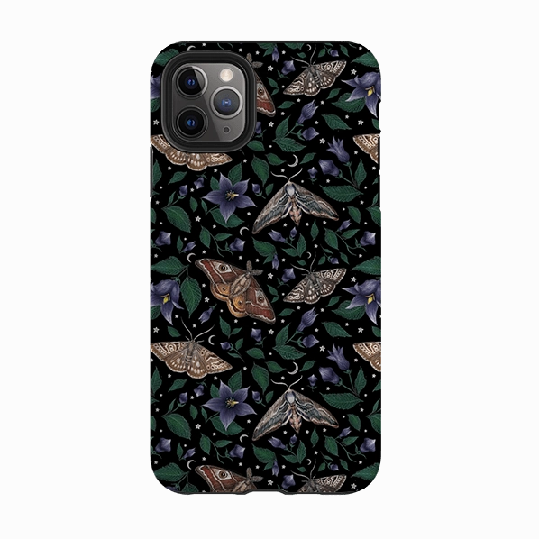 Subtle design iPhone Tough Case - Moths By Catherine Rowe