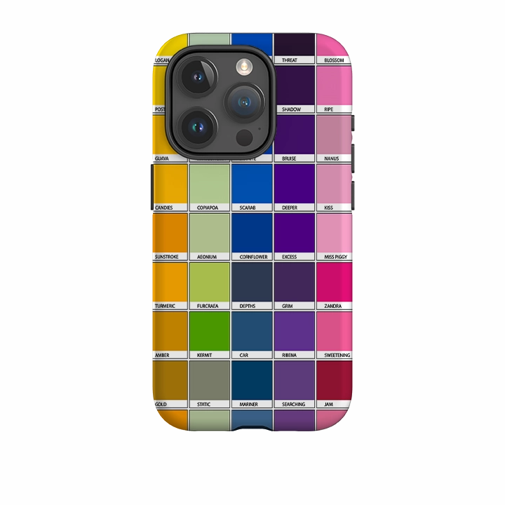 iPhone Tough Case - Multi Chromology By Kitty Joseph Vivid colors