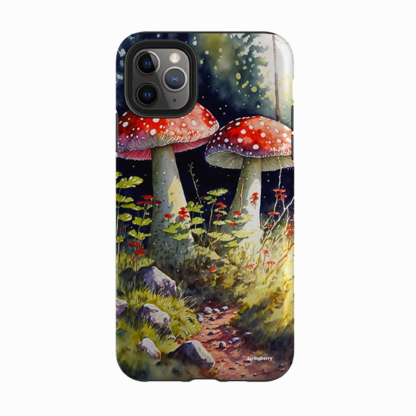 iPhone Tough Case - Mushroom Colour V Luxury Look Luxury Surface