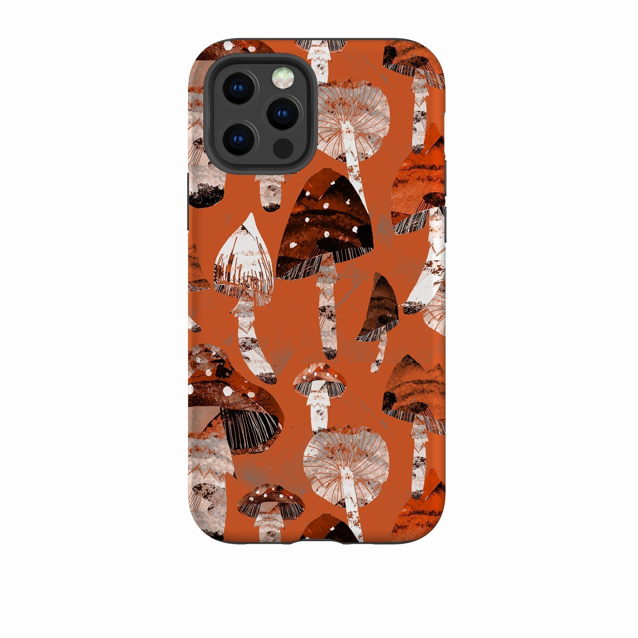 iPhone Tough Case - Mushrooms Lightweight Frame Fashion Edge