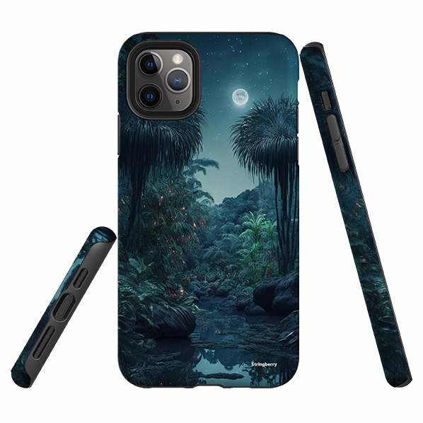 Flexible Layer Design iPhone Tough Case - Mystic Moon