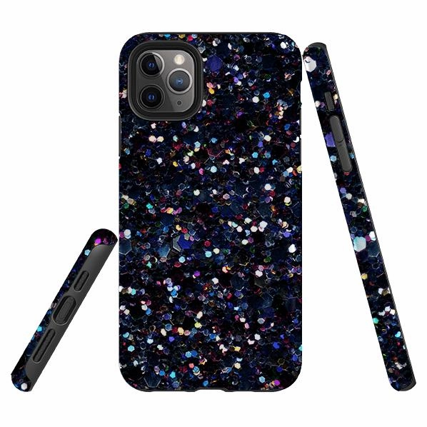 iPhone Tough Case - Night Sky By Kitty Joseph (case does not glitter) Matte Feel Recyclable Material