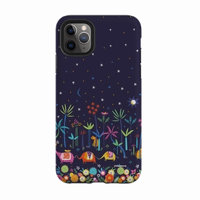 iPhone Tough Case - Night Time By Ali Brookes Elegant Surface