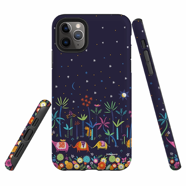 iPhone Tough Case - Night Time By Ali Brookes Durable Design Texture Professional Style