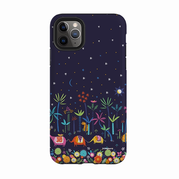 iPhone Tough Case - Night Time By Ali Brookes Elegant Surface