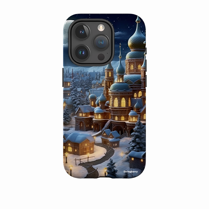 Travel Companion Carbon Fiber iPhone Tough Case - Orthodox Xmas