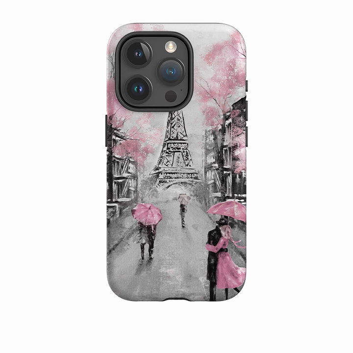 iPhone Tough Case - Paris Smooth Pattern Finish Comfort Design