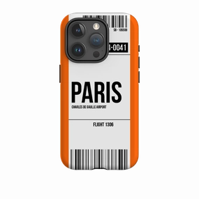 Heat resistant Fashion Detail iPhone Tough Case - Paris Orange