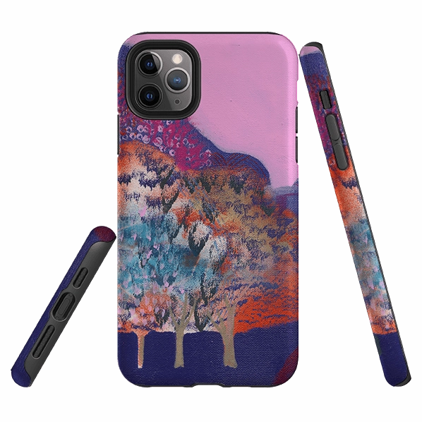 Smooth Pattern Protective Frame Design iPhone Tough Case - Pav Garden By Tiffany Lynch