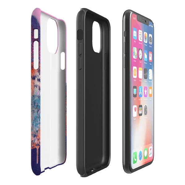 Polished Edge iPhone Tough Case - Pav Garden By Tiffany Lynch