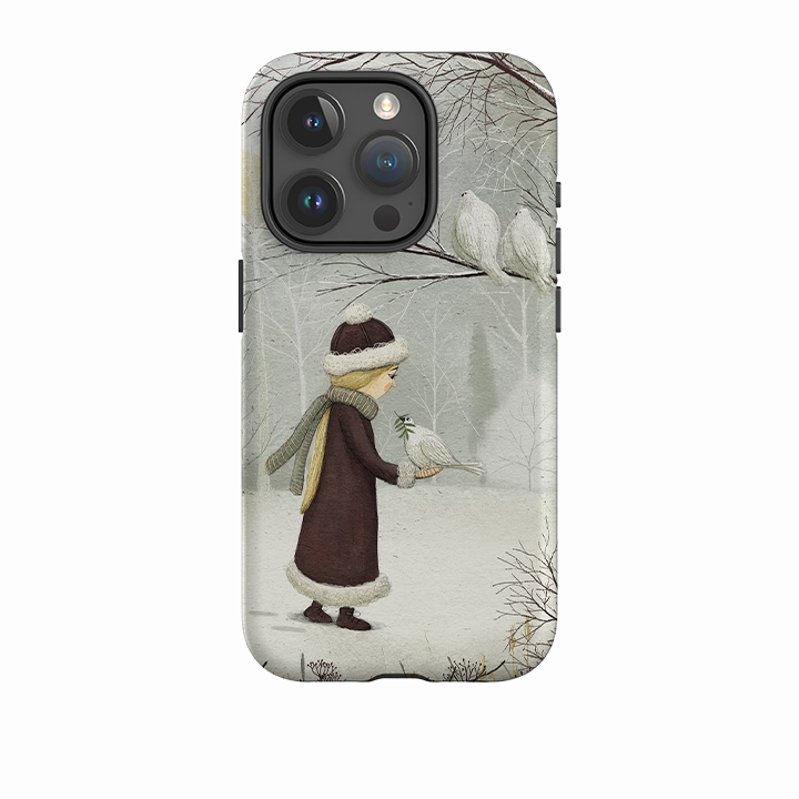 iPhone Tough Case - Peace On Earth By Maja Lindberg Sleek Profile Impact shield